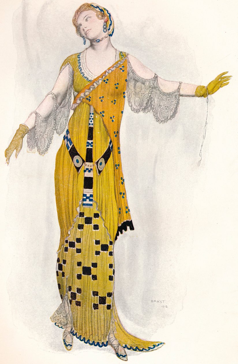 الخيال على الزي الحديث ، ديون ، c1910 بواسطة ليون باكست