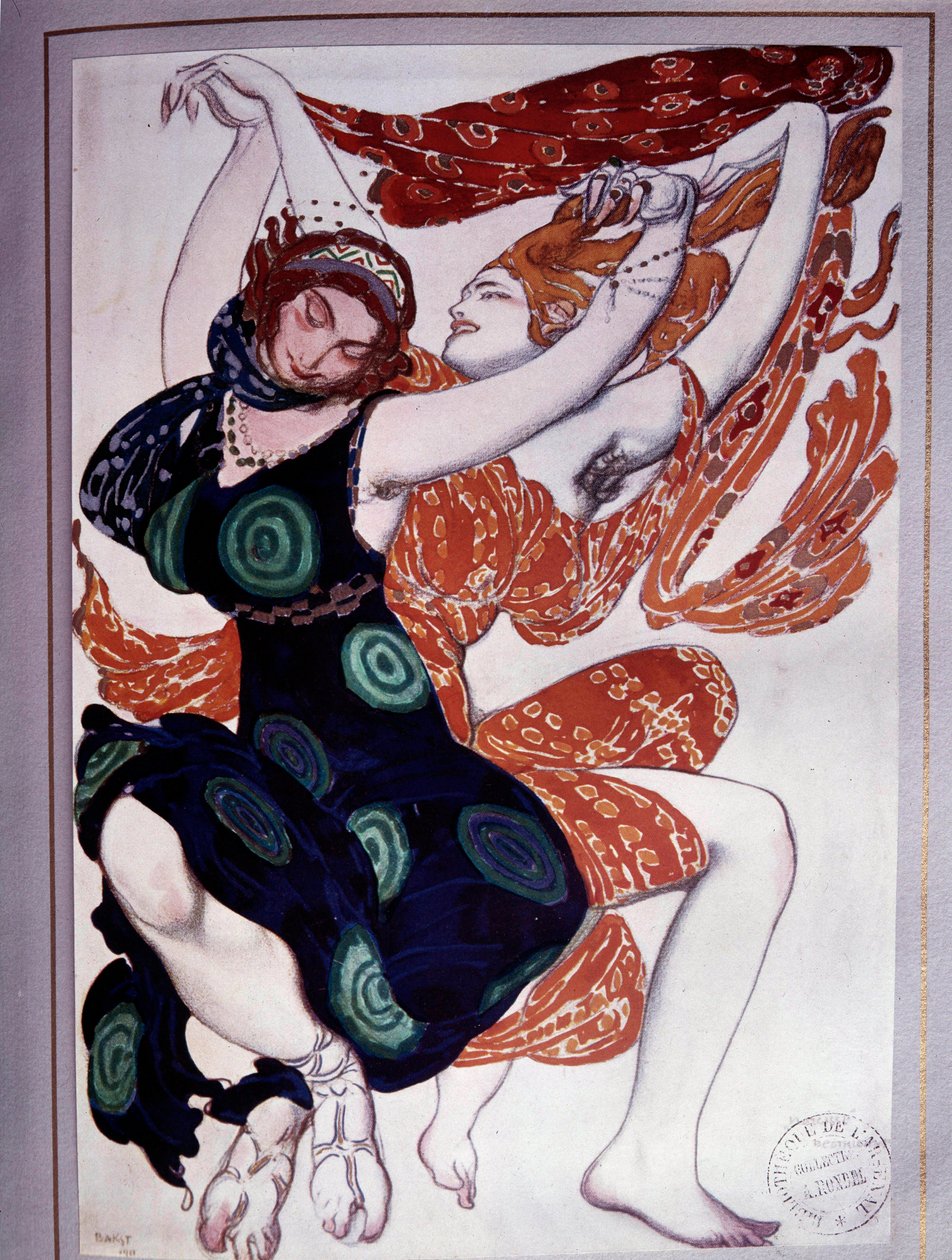 Les bacchantes Choregraphie من "عصر الفناء" لفاسلاف نيجينسكي (1889-1950) بعد "تمهيداً لظهيرة فاون" لكلود ديبوسي (1862-1918) بواسطة ليون باكست