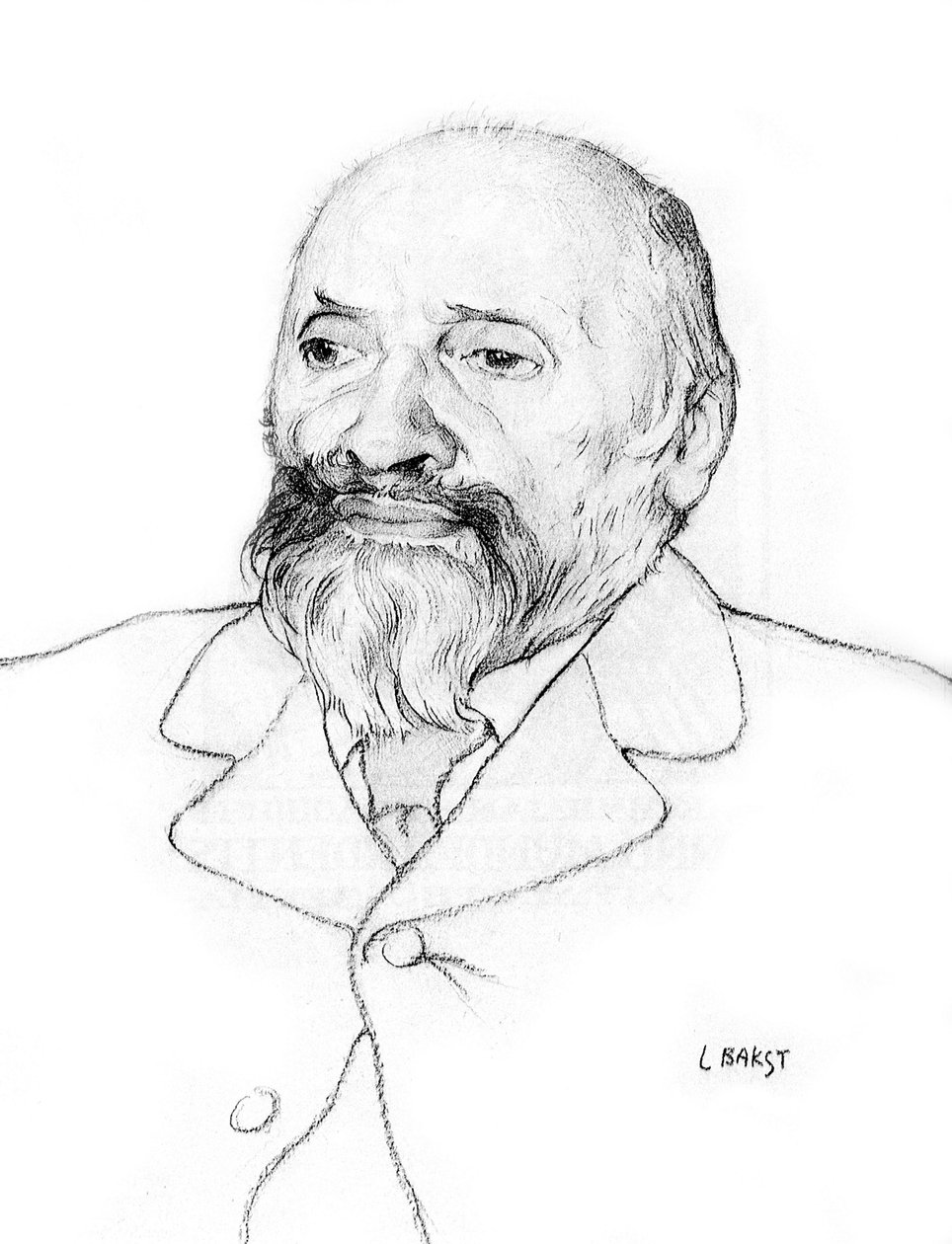 صورة الملحن الروسي Mily Balakirev ، 1907. بواسطة ليون باكست
