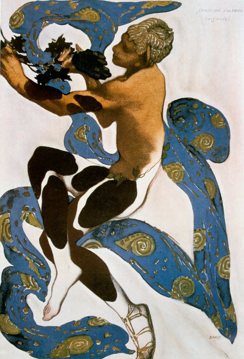 The Faun Nijinsky ، تصميم أزياء للباليه الروس ، 1912. بواسطة ليون باكست