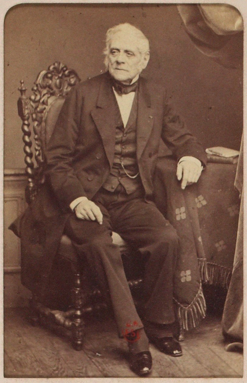 صورة للمؤلف الموسيقي دانيال فرانسوا إسبريت أوبر (1782-1871) ، بقلم كريميير ، ليون (1831-1913). صور الألبومين. مجموعة خاصة بواسطة ليون كريمير