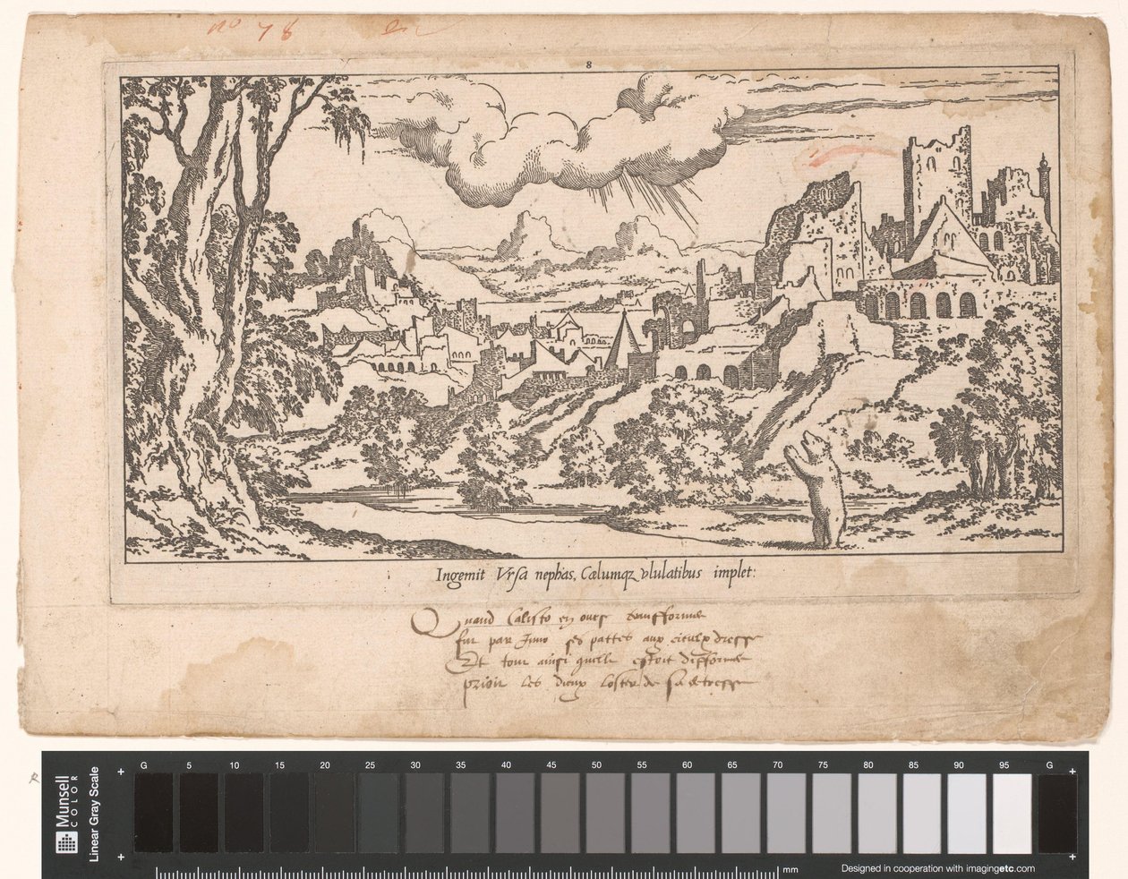 كاليستو كالدب يطرح كوكب المشتري في مشهد من الأنقاض Le Fable de Calisto (عنوان المسلسل) أسطورة كاليستو (عنوان المسلسل) بواسطة ليون دافينت