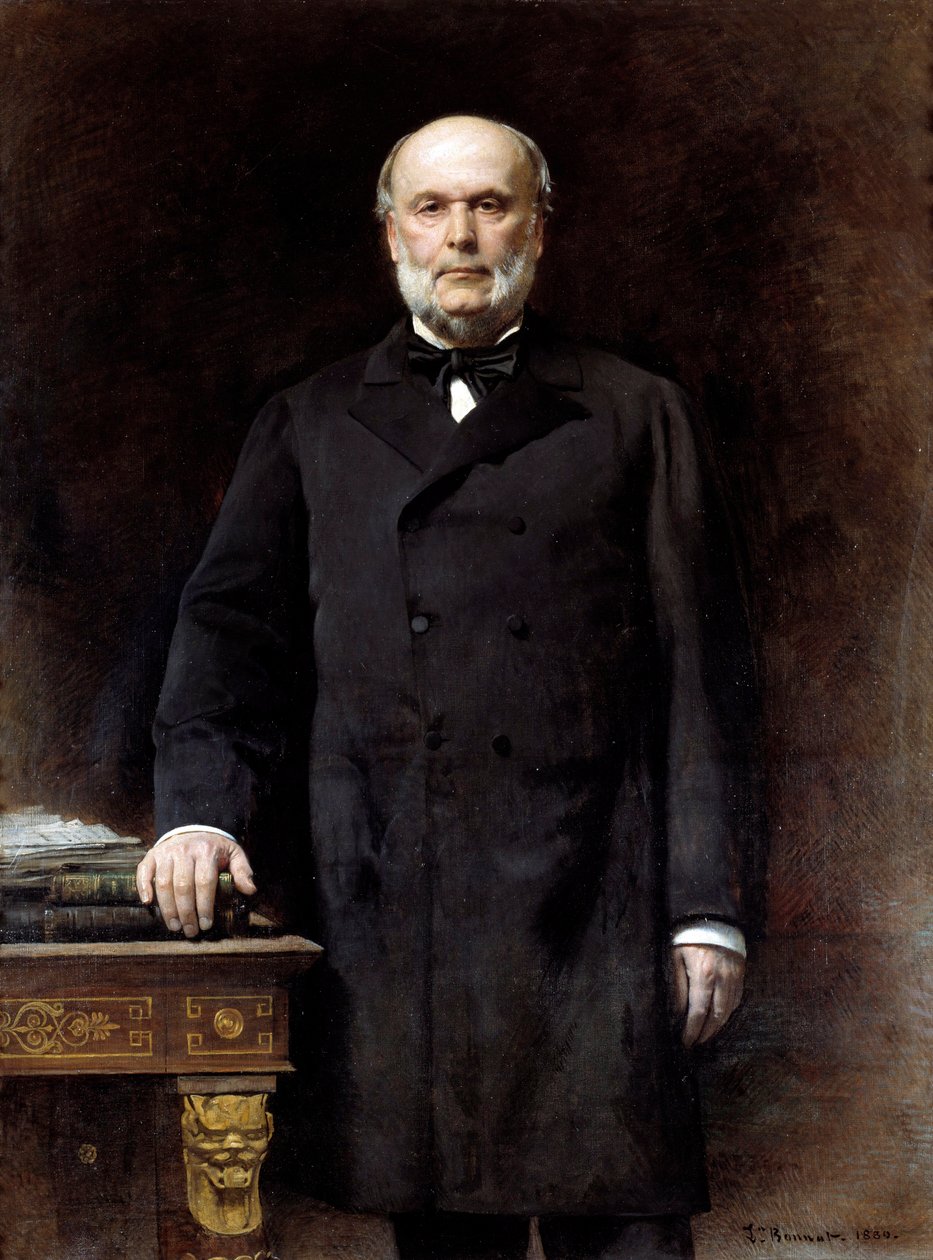 Portrait of Jules Grevy (1807-1891) President of the Republic Painting by Leon Joseph Bonnat (1833-1922) 1880 Sun. 1,52x1,16 m Paris, Musee d