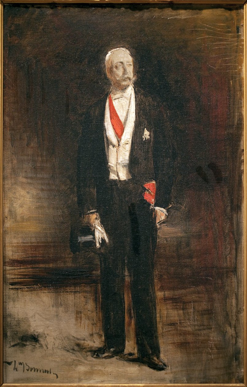 رسم تخطيطي لصورة قدم الرئيس فيليكس فور (1841-1899). لوحة ليون بونات (1833-1922) ، زيت على قماش بواسطة ليون جوزيف فلورنتين بونات