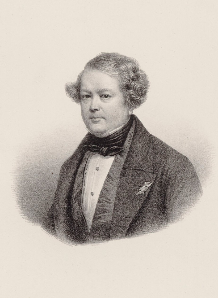 صورة للمؤلف أوغست ماتيو بانسرون 1796-1859 ، 1850. بواسطة ليون نويل