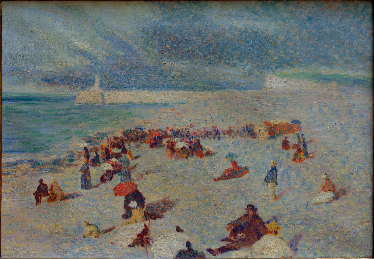 Scène sur la plage بواسطة ليون بورتاو