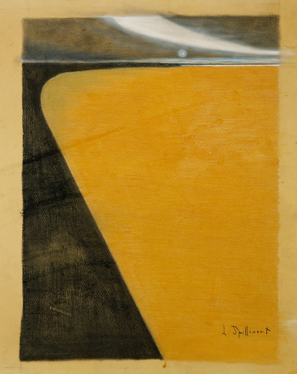شاطئ؛ Plage ، حوالي 1909-1910 (باستيل وغواش وفحم على ورق) بواسطة ليون سبيليرت