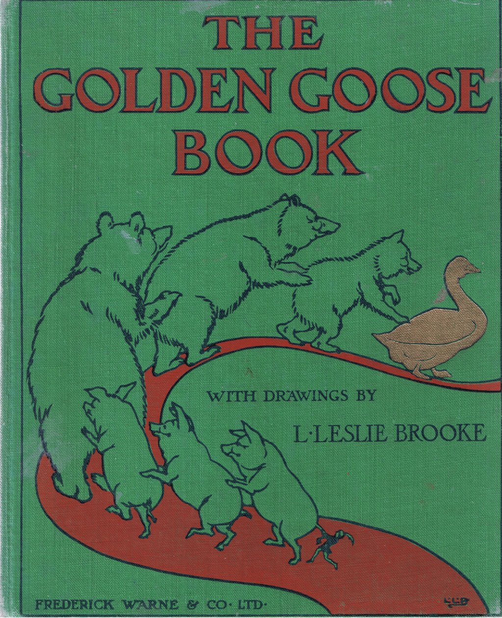 الغلاف الأمامي: The Golden Goose Book بواسطة ليونارد ليزلي بروك