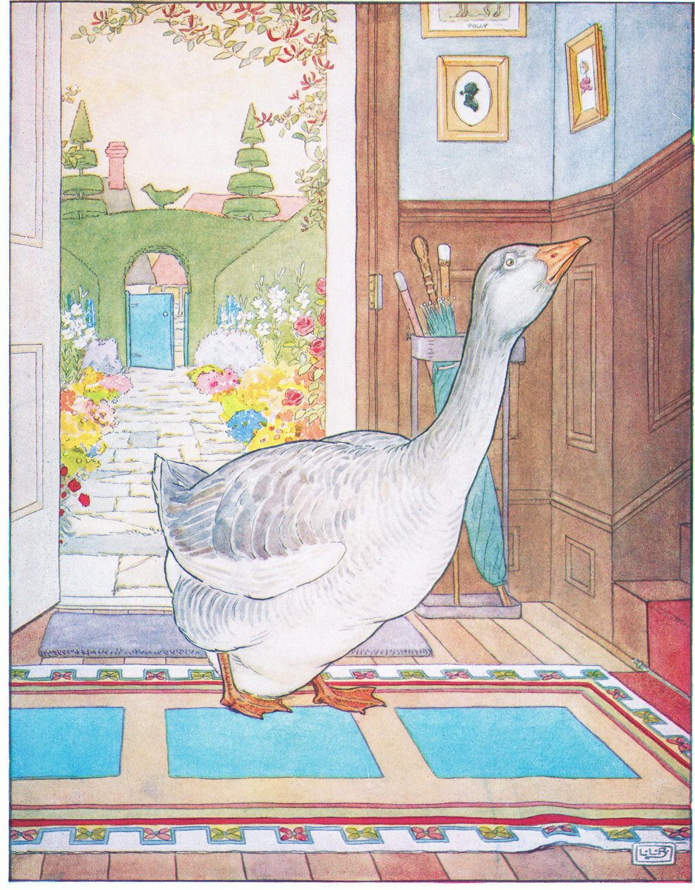 Goosey ، goosey ، gander ، أين أتجول بواسطة ليونارد ليزلي بروك