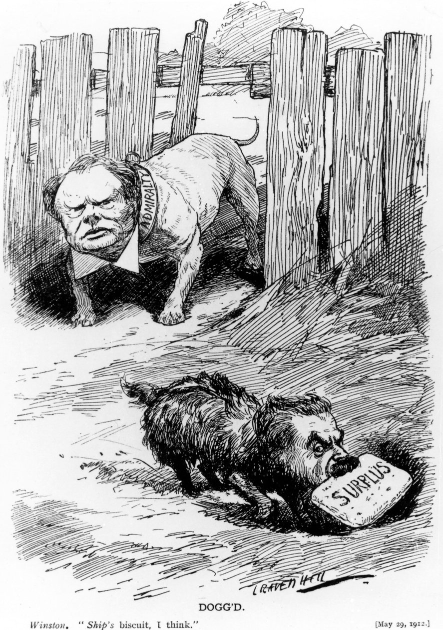 Dogg&39;d ، التوضيح مأخوذ من مجلة بانش ، 1912 بواسطة ليونارد رافين هيل