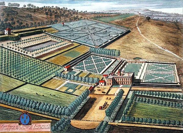 Fair Lawn في مقاطعة كينت نقشها يوهانس كيب (حوالي 1652-1722) (نقش) بواسطة ليونارد (بعد) كنيف