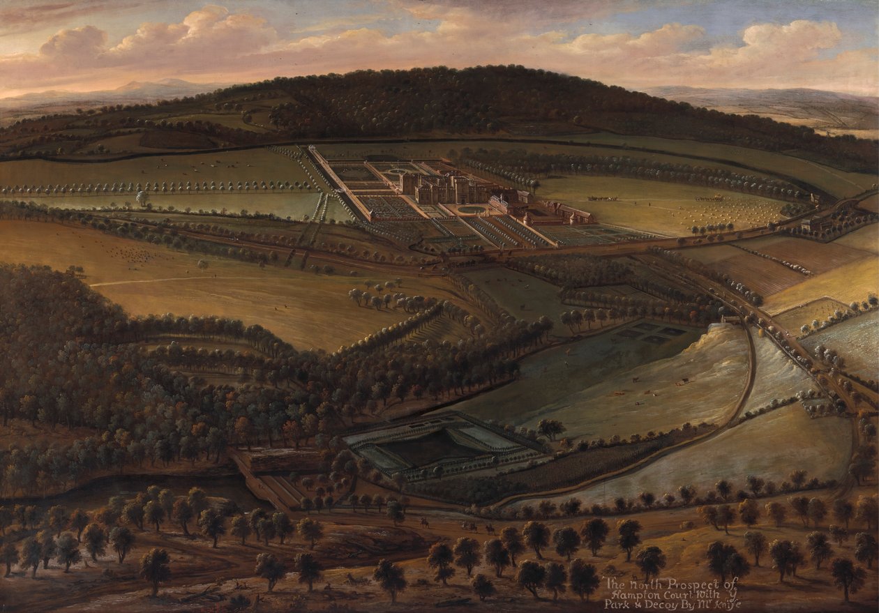 The North Prospect of Hampton Court ، هيريفوردشاير بواسطة ليونارد كينيف