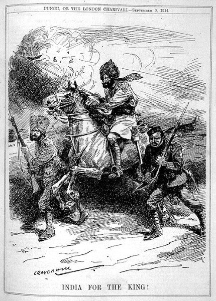 الهند للملك! من مجلة "Punch" ، المجلد CXLVII ، ص 214 ، حانة. 9 سبتمبر بواسطة ليونارد رافين هيل