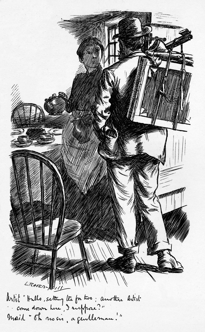 أوه لا يا سيدي A جينلتمان ، c1899 بواسطة ليونارد رافين هيل