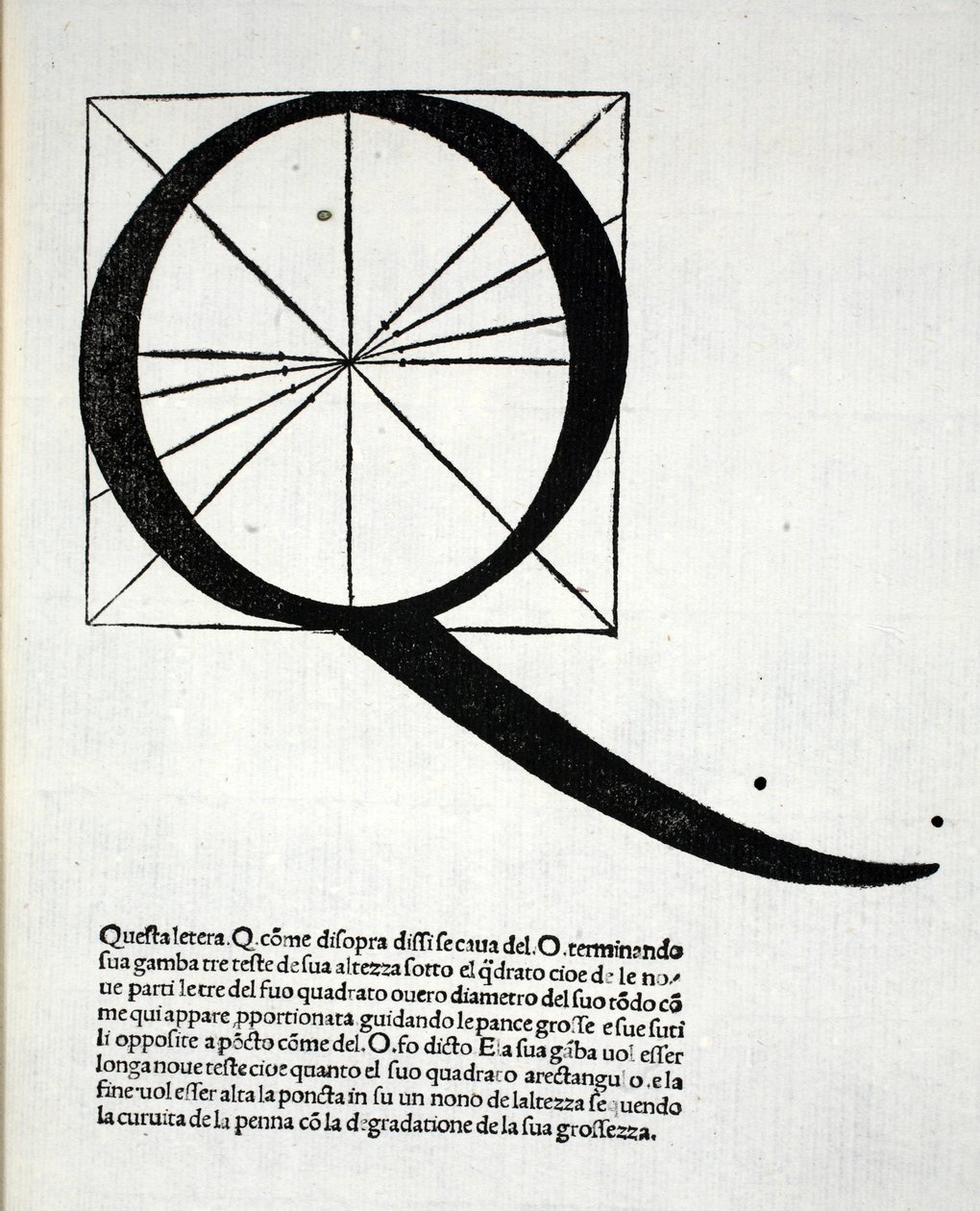 س ، توضيح من "Divina Proportione" من تأليف لوكا باسيولي (c.1445-1517) ، حانة في الأصل. البندقية ، 1509 بواسطة ليوناردو دا فينشي