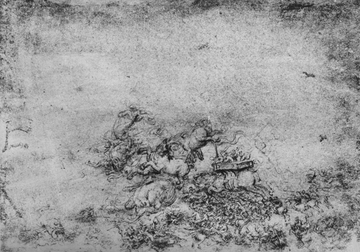 معركة رائعة ، c1480 1945 بواسطة ليوناردو دا فينشي