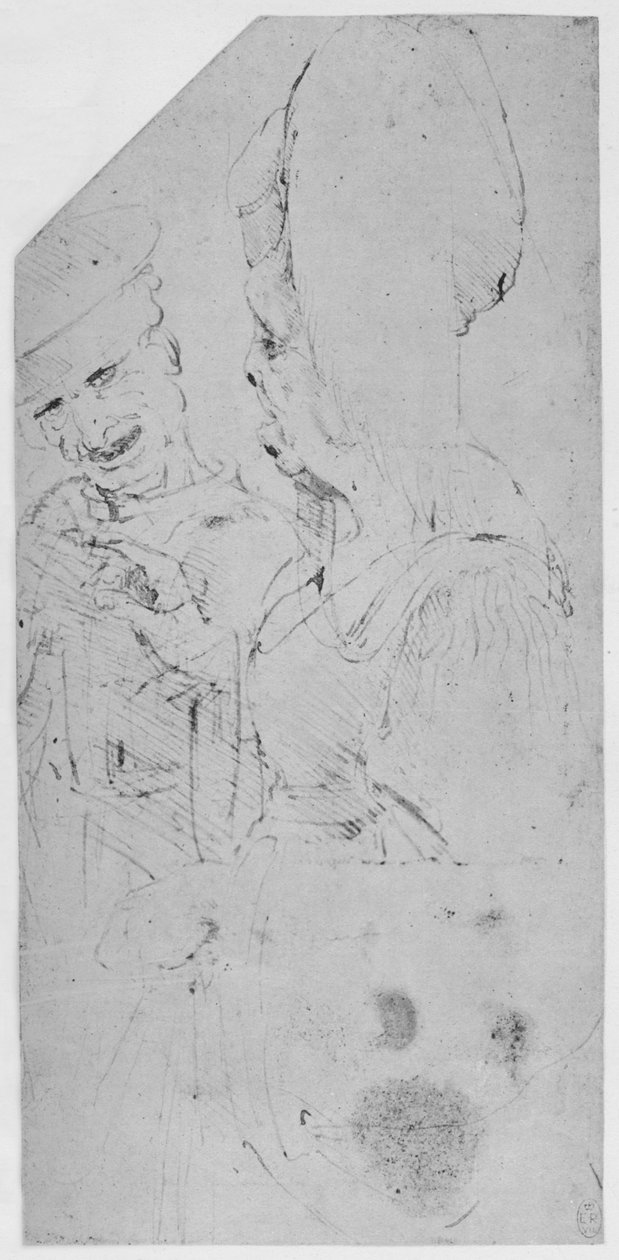 A Grotesque Betrothal ، c1480 1945 بواسطة ليوناردو دا فينشي