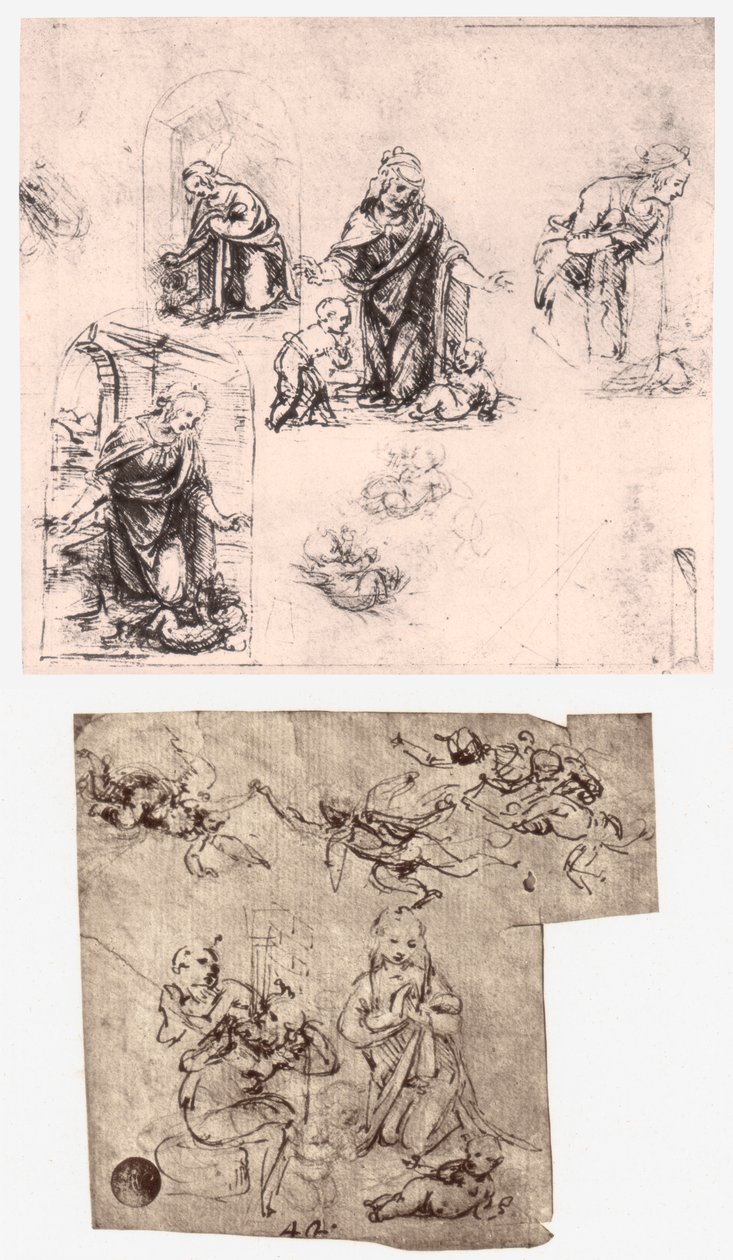 عشق الطفل ، c1483 بواسطة ليوناردو دا فينشي