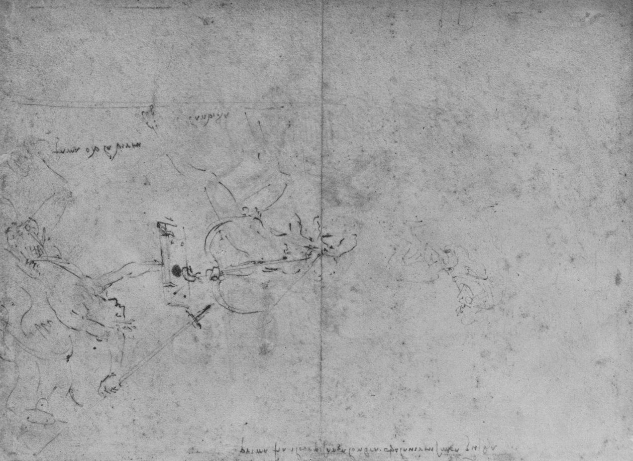 رمزية الشهرة المهاجمة الحسد ، c1480 1945 بواسطة ليوناردو دا فينشي