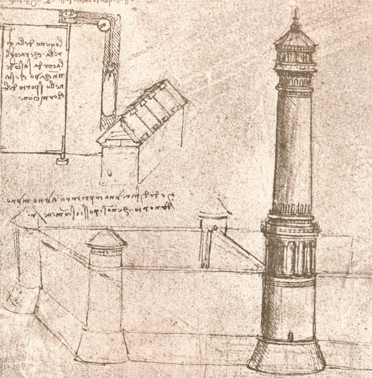 العمارة للقلاع ، c1472-c1519 1883 بواسطة ليوناردو دا فينشي