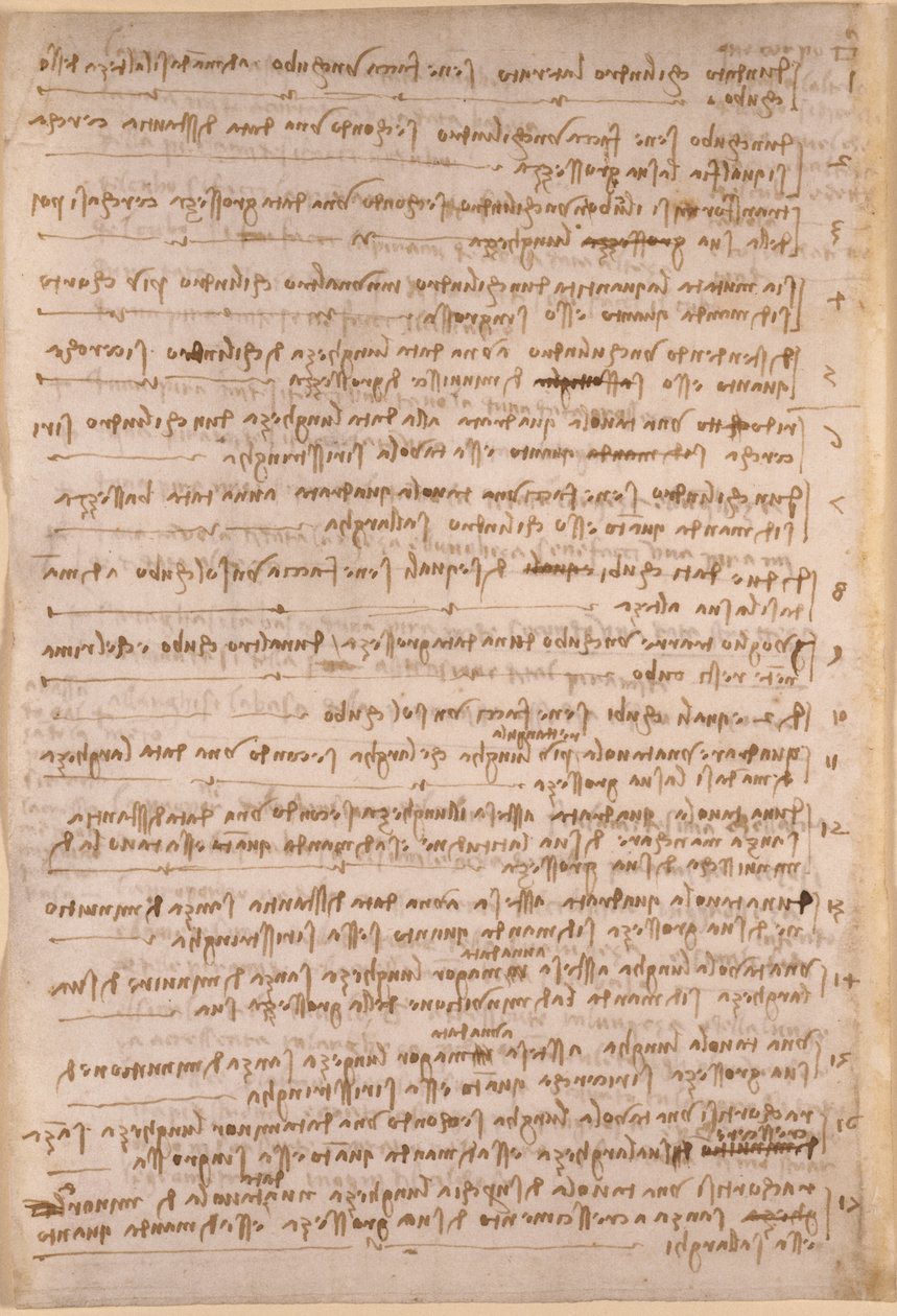 Arundel 263، f.154v، ملاحظات ليوناردو دافنشي من "Codex Arundel" (قلم وحبر على ورق) بواسطة ليوناردو دا فينشي