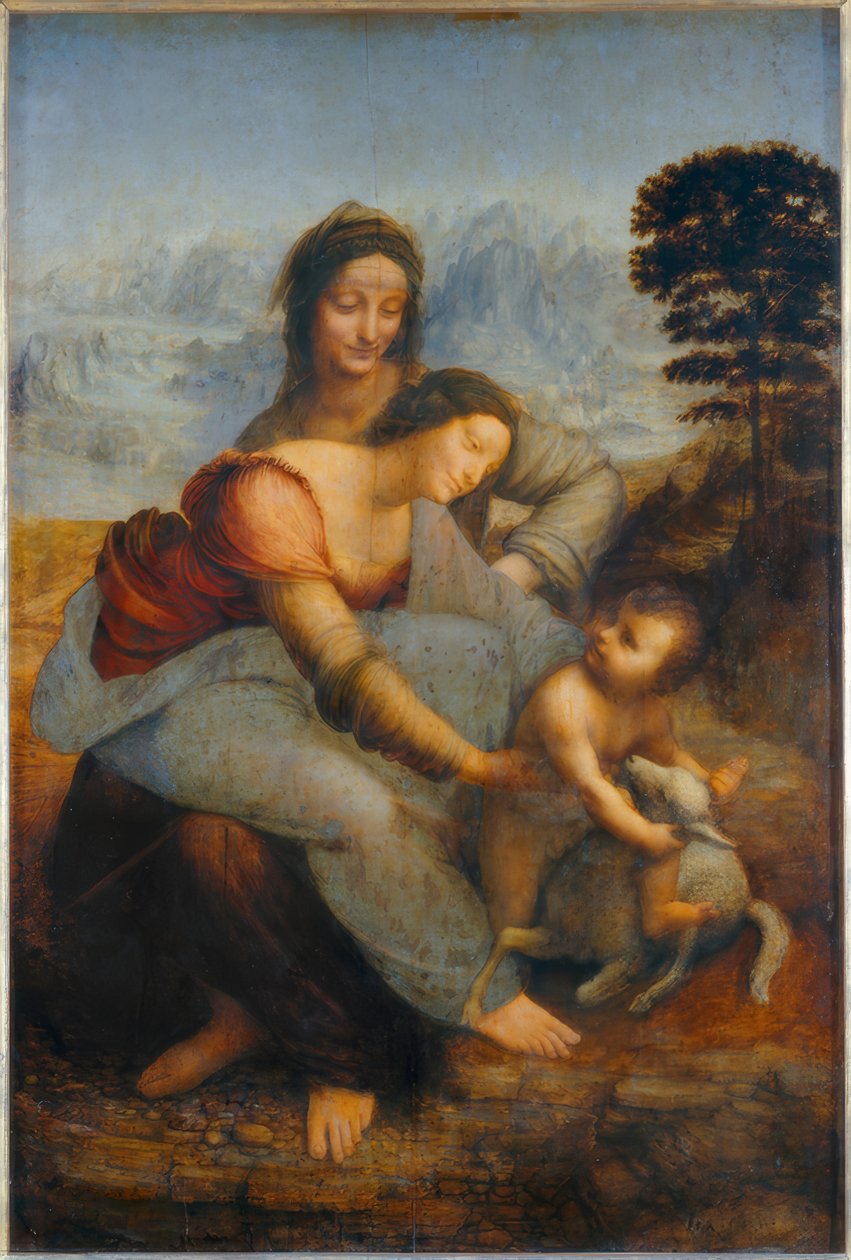 Leonardo da Vinci, Hl. Anna Selbdritt بواسطة ليوناردو دا فينشي