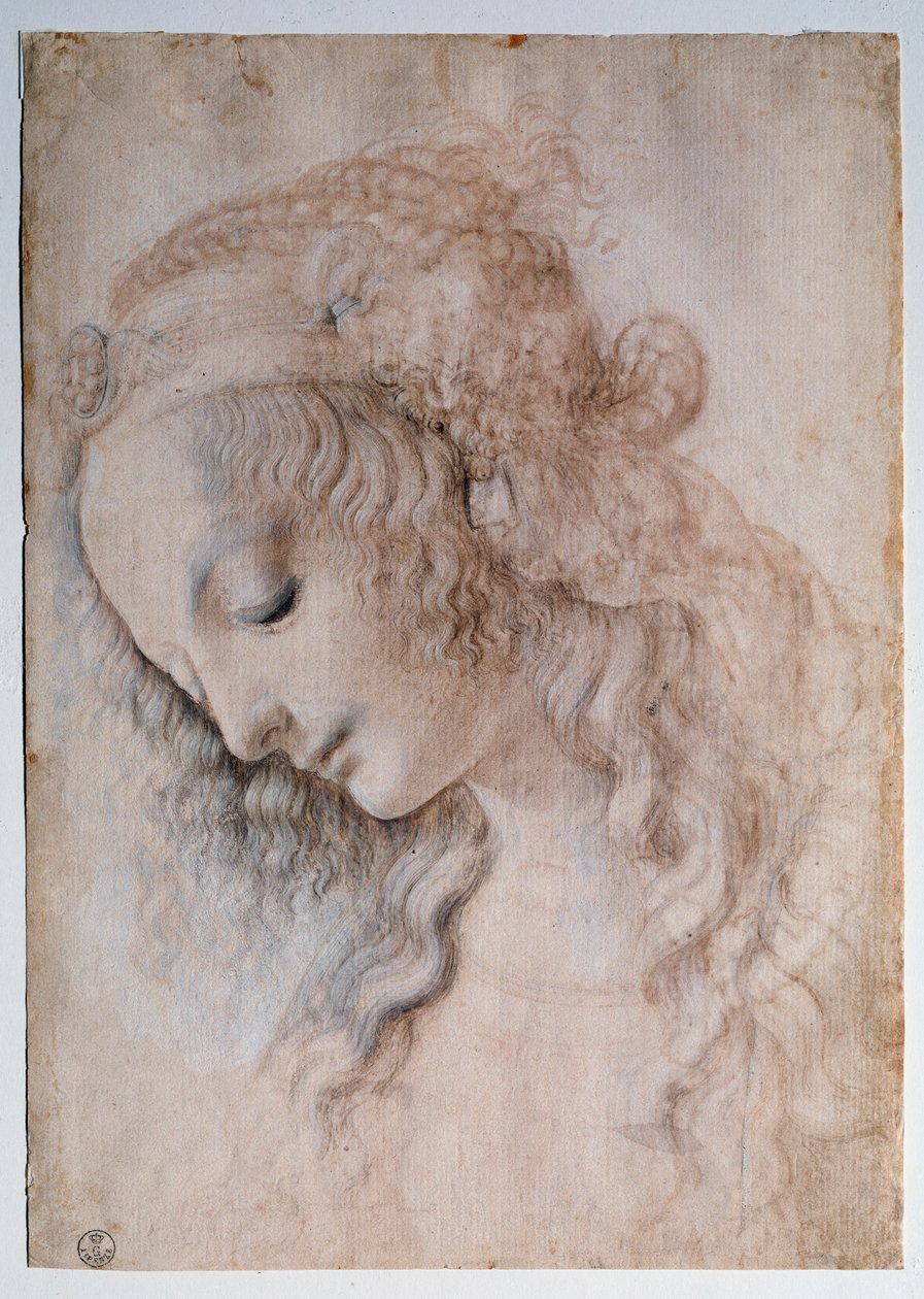 Portrait of Girl - Drawing بواسطة ليوناردو دا فينشي