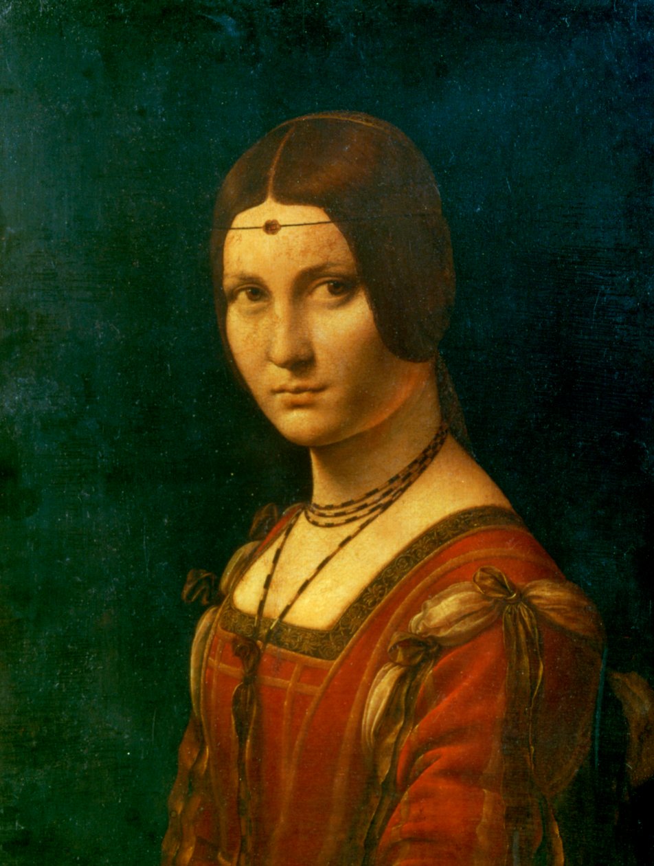 صورة لامرأة مجهولة La Belle Ferroniere ، c1490 بواسطة ليوناردو دا فينشي