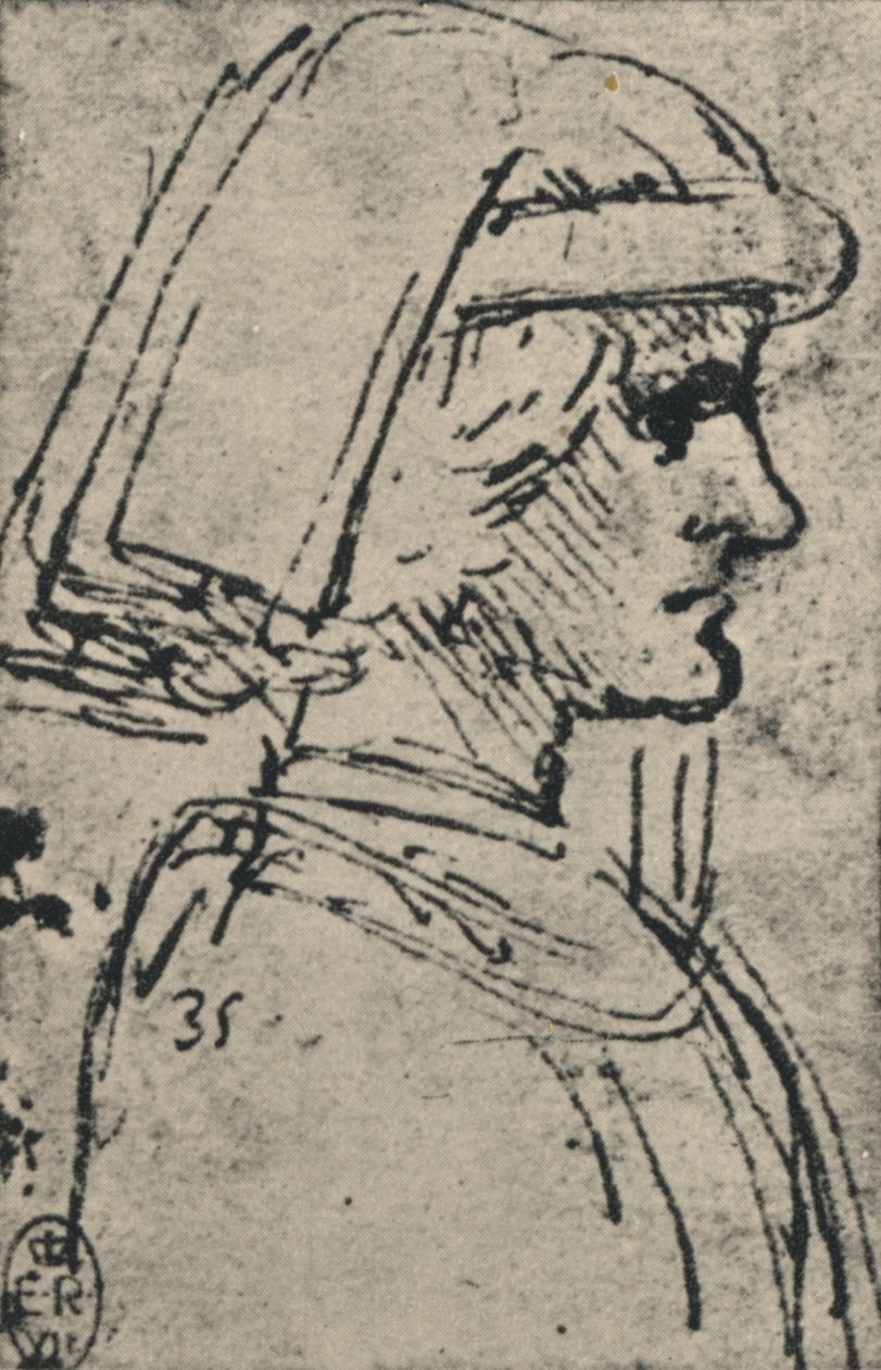 صورة شاب يلبس كابيرون ، c1480 1945 بواسطة ليوناردو دا فينشي