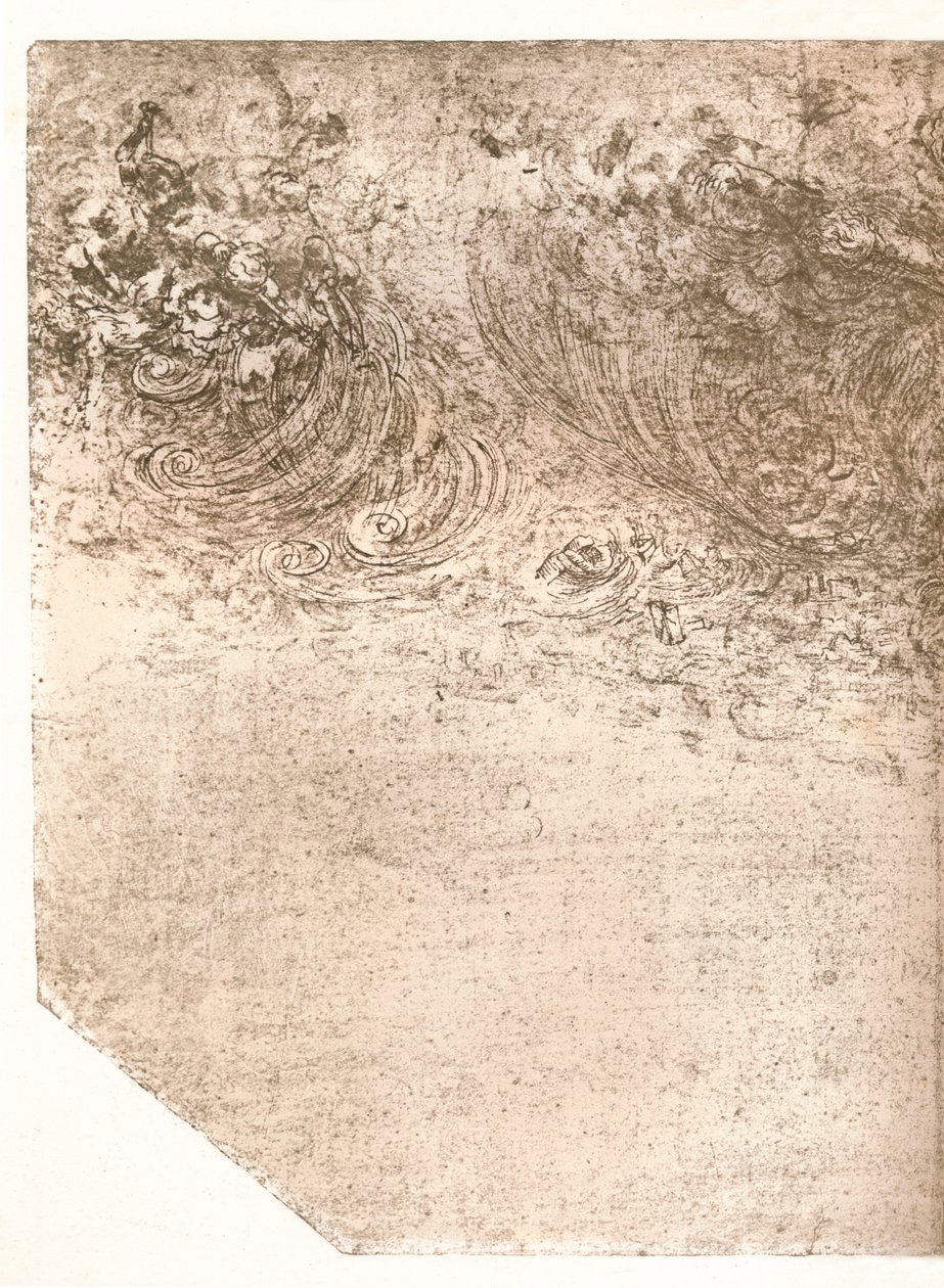 تمثيل العاصفة ، c1472-c1519 1883. بواسطة ليوناردو دا فينشي
