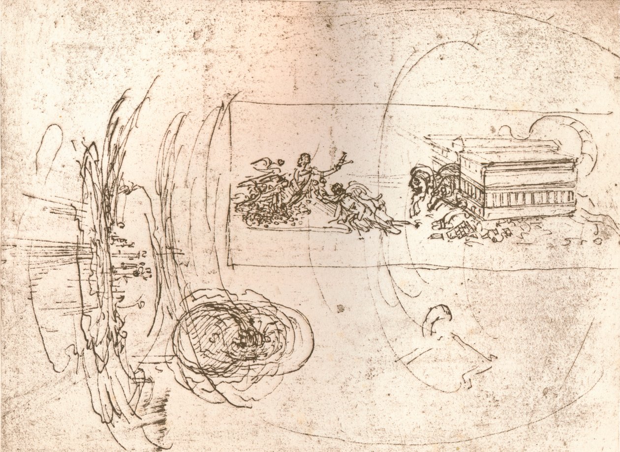 دراسات عن التراكيب الرمزية ، c1472-c1519 1883 بواسطة ليوناردو دا فينشي