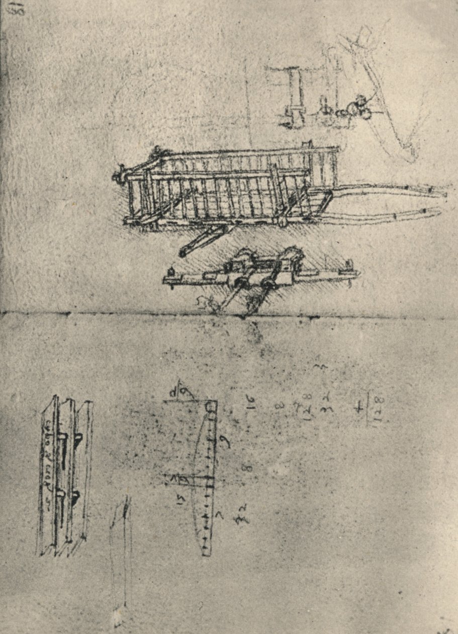 دراسات عربة ، إلخ ، c1480 1945 بواسطة ليوناردو دا فينشي