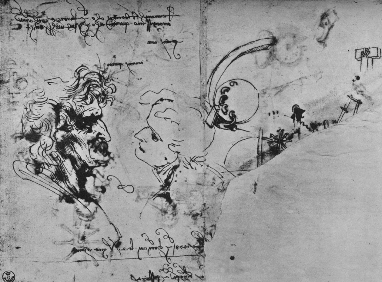 ملفين ودراسات للآلات ، c1480 1945 بواسطة ليوناردو دا فينشي