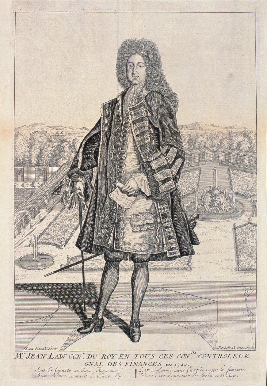 جون لو (1671-1729) لوريستون بواسطة ليوناردوس شينك