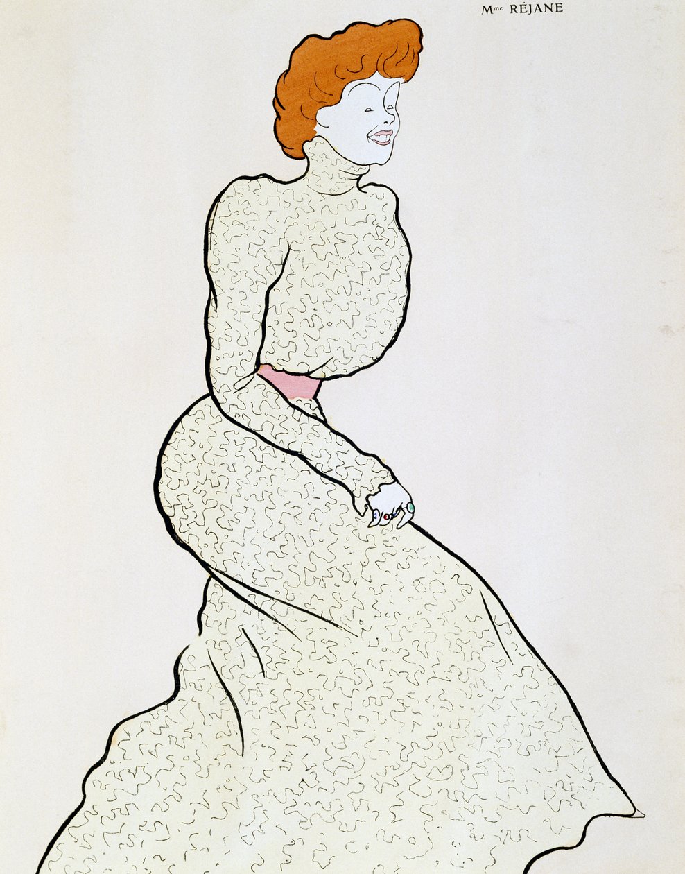 الممثلة غابرييل ريجان (1856-1920) رسم ليونيتو كابيلو (1875-1942) بواسطة ليونيتو كابيلو