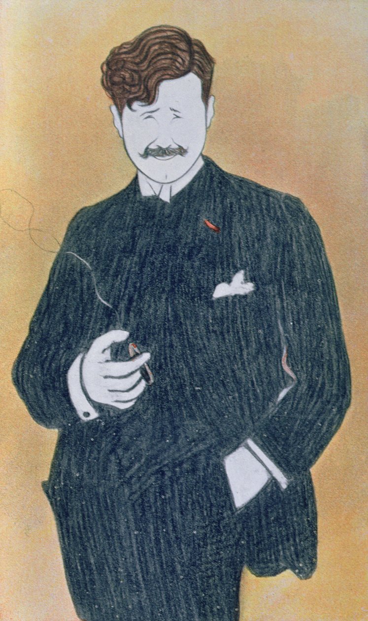 كاريكاتير جورج فيدو (1862-1921) بواسطة ليونيتو كابيلو