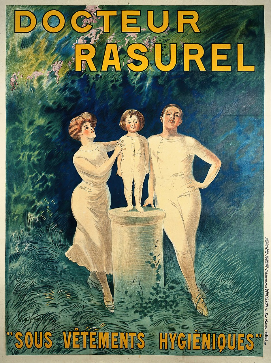 دكتور Rasurel: الملابس الداخلية الصحية دكتور Rasurel: الملابس الداخلية الصحية ، c. 1911. بواسطة ليونيتو كابيلو