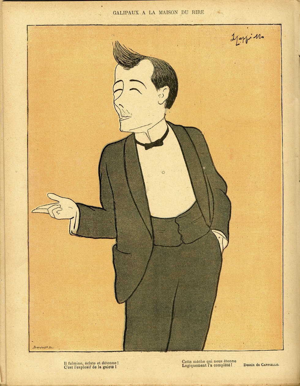 رسم توضيحي لـ Leonetto Cappiello dit Cappiello (1875-1942) في Le Lire ، رقم. 297 بواسطة ليونيتو كابيلو