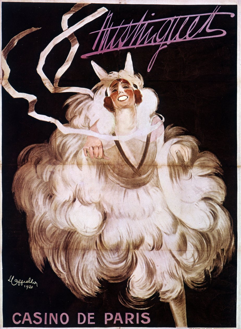 Mistinguett (Mistinguette) في Casino de Paris ، ملصق ليونيتو كابيلو (1875-1942) بواسطة ليونيتو كابيلو