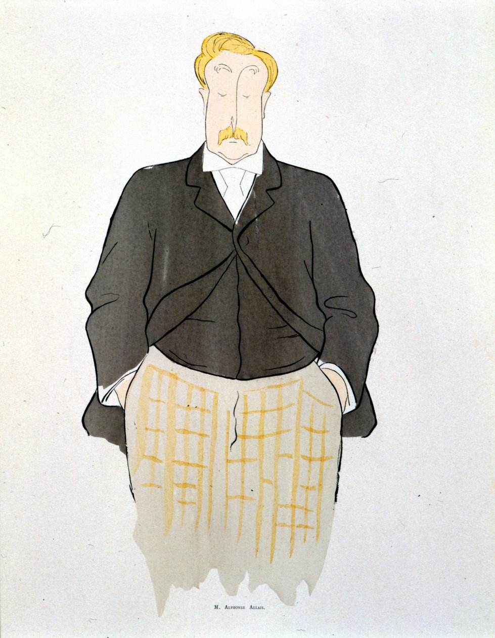 صورة لألفونس ألايس رسمها ليونيتو كابيلو (1875-1942) حوالي عام 1900. بواسطة ليونيتو كابيلو
