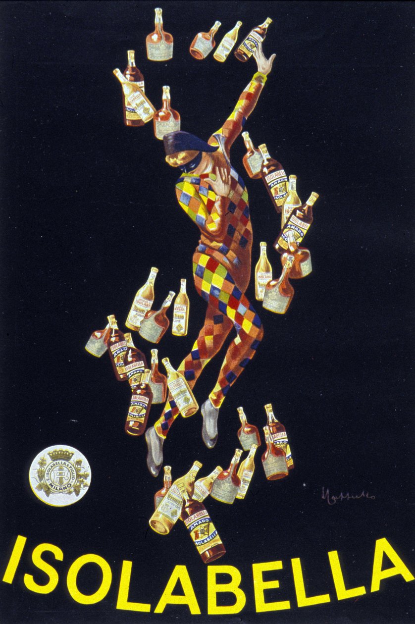 ملصق لإيزولابيلا. رسم توضيحي ليونيتو كابيلو. 1910. بواسطة ليونيتو كابيلو