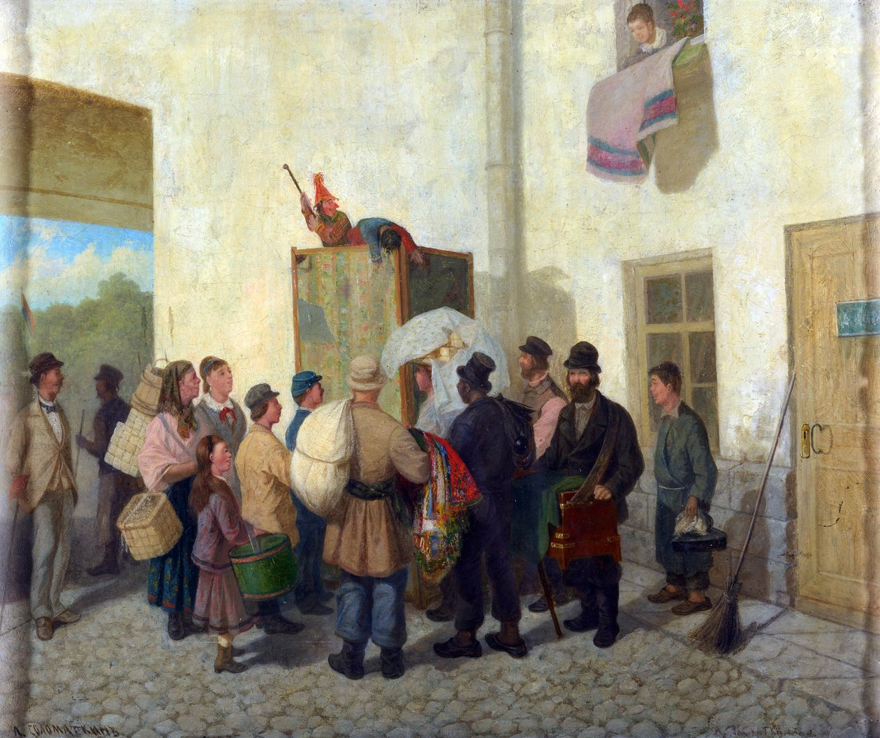 Petrushka par Solomatkin ، ليونيد إيفانوفيتش (1837-1883). زيت على قماش بواسطة ليونيد إيفانوفيتش سولوماتكين
