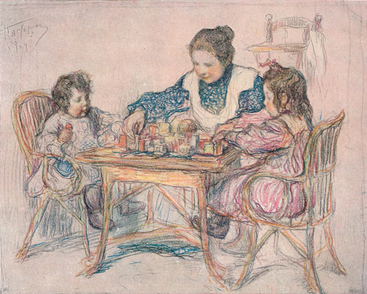 رسم ليونيد باسترناك ، 1904 ، 1906 بواسطة ليونيد أوسيبوفيتش باسترناك