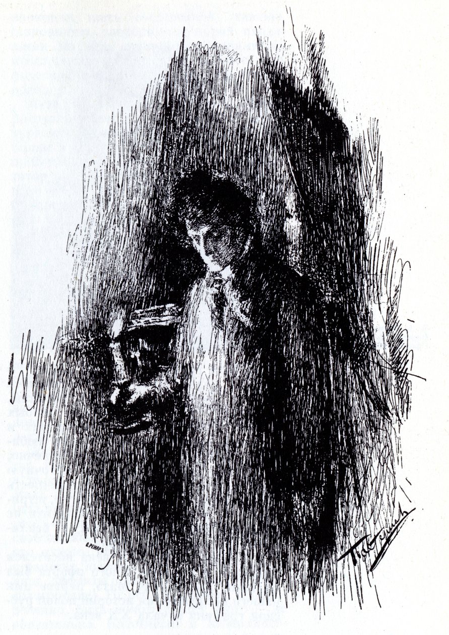 رسم توضيحي للدراما The Masquerade بقلم M. Lermontov، 1891 بواسطة ليونيد أوسيبوفيتش باسترناك