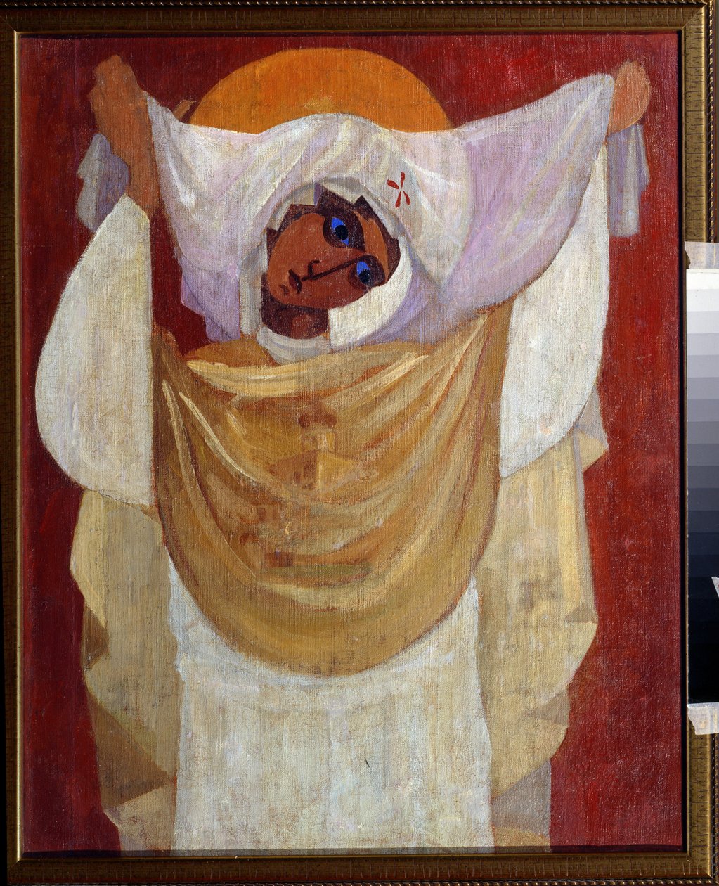 "عذراء المساعدة" لوحة ليونيد تيرينتيفيتش تشوباتوف (1890-1941) 1920-1930 مجموعة خاصة بواسطة ليونيد تيرينتليفيتش تشوباتوف