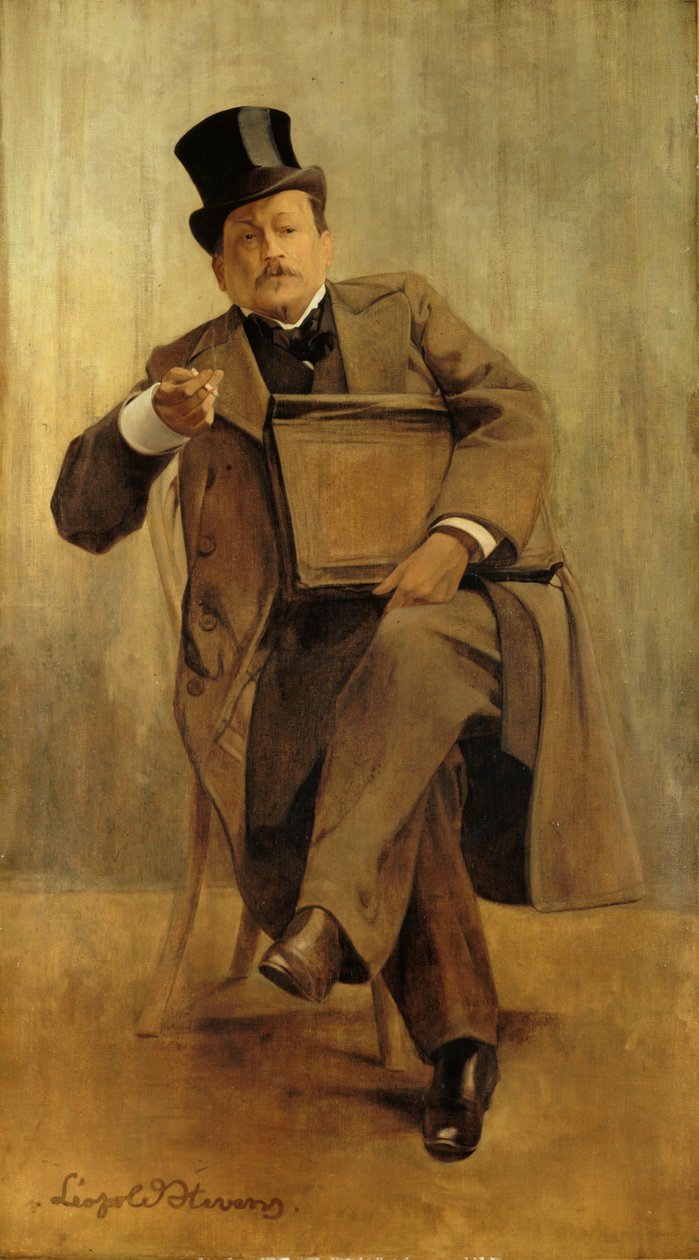 صورة لجورج كورتلاين 1858-1929 ، ج. 1898. بواسطة ليوبولد ستيفنز