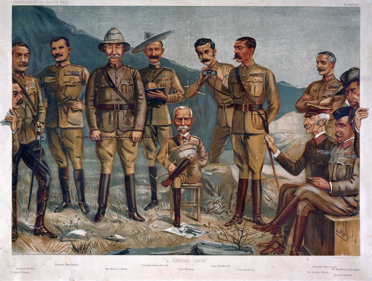 مجموعة عامة ، نشرتها شركة Vanity Fair عام 1900 (chromolitho) بواسطة ليزلي ماثيو وارد