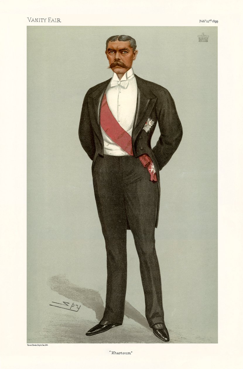 هربرت كيتشنر بواسطة ليزلي ماثيو (1851-1922) وارد