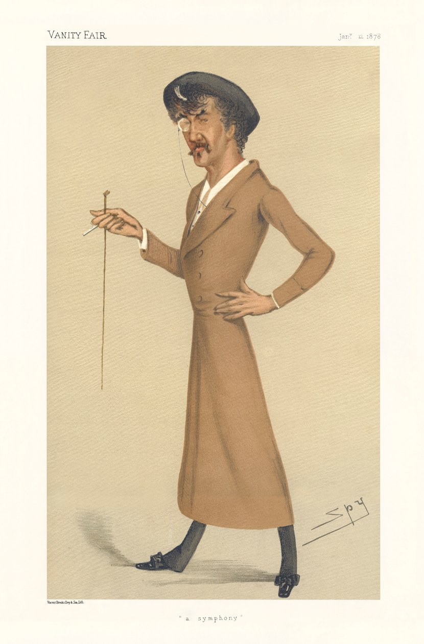 جيمس أبوت ماكنيل ويسلر بواسطة ليزلي ماثيو (1851-1922) وارد