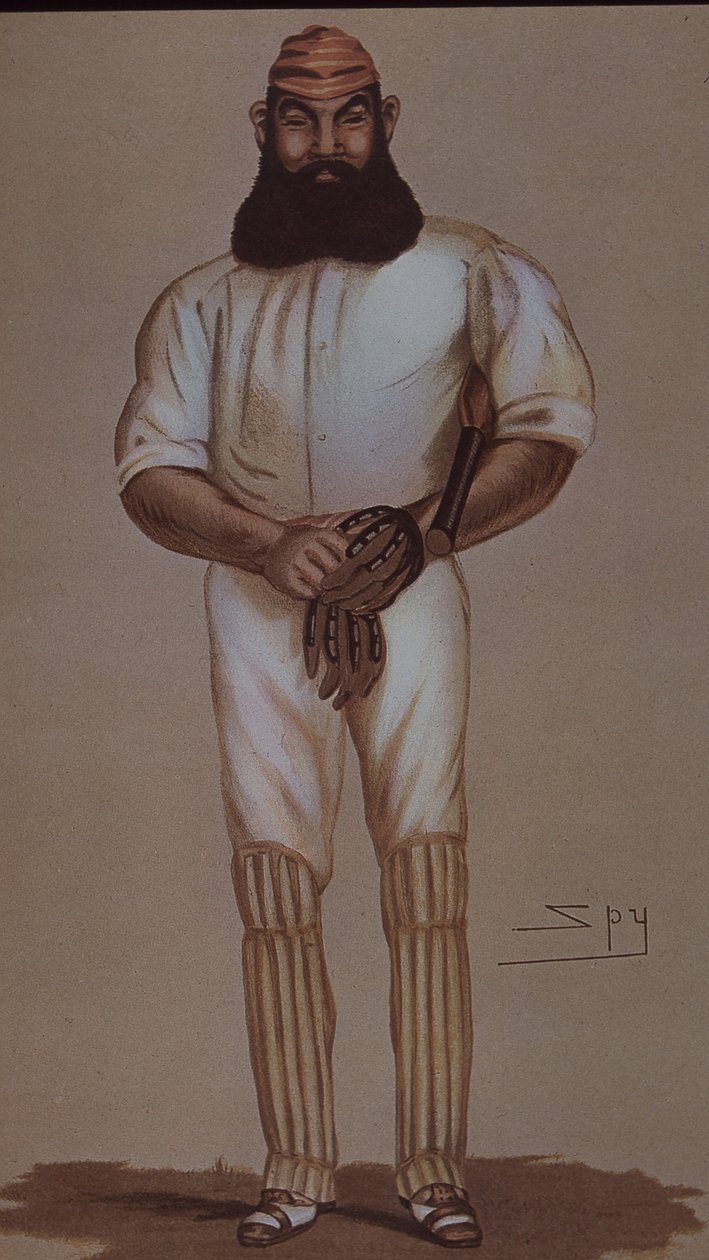 Cricket hero W.G. Grace, caricature for Vanity Fair بواسطة ليزلي ماثيو وارد